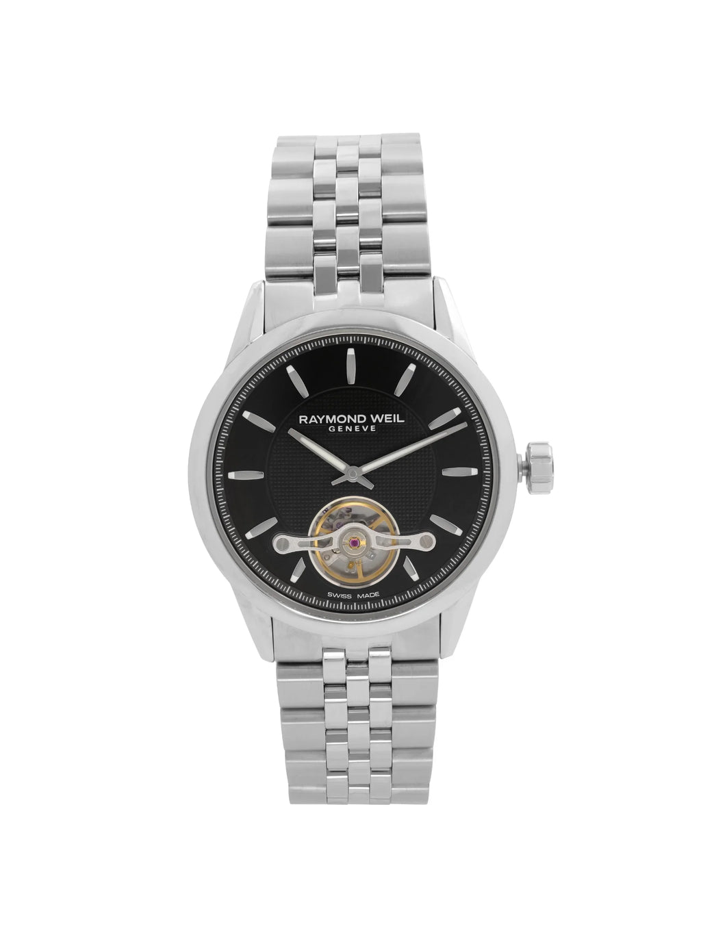 Raymond Weil Freelancer 42mm Steel Black Dial Automatic Mens Watch 2780--20001