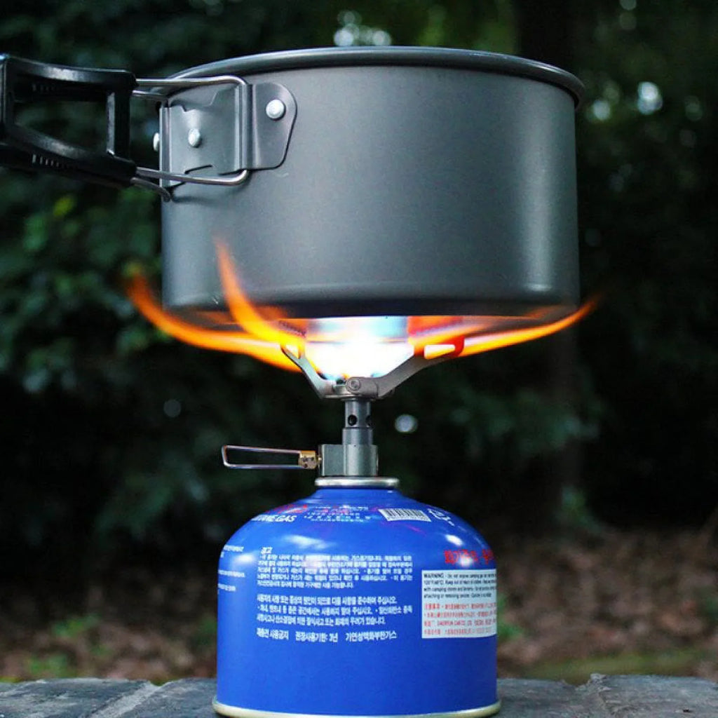 '-3000T Ultra-light Titanium Alloy Camping Stove Gas Stoves Outdoor Cooker
