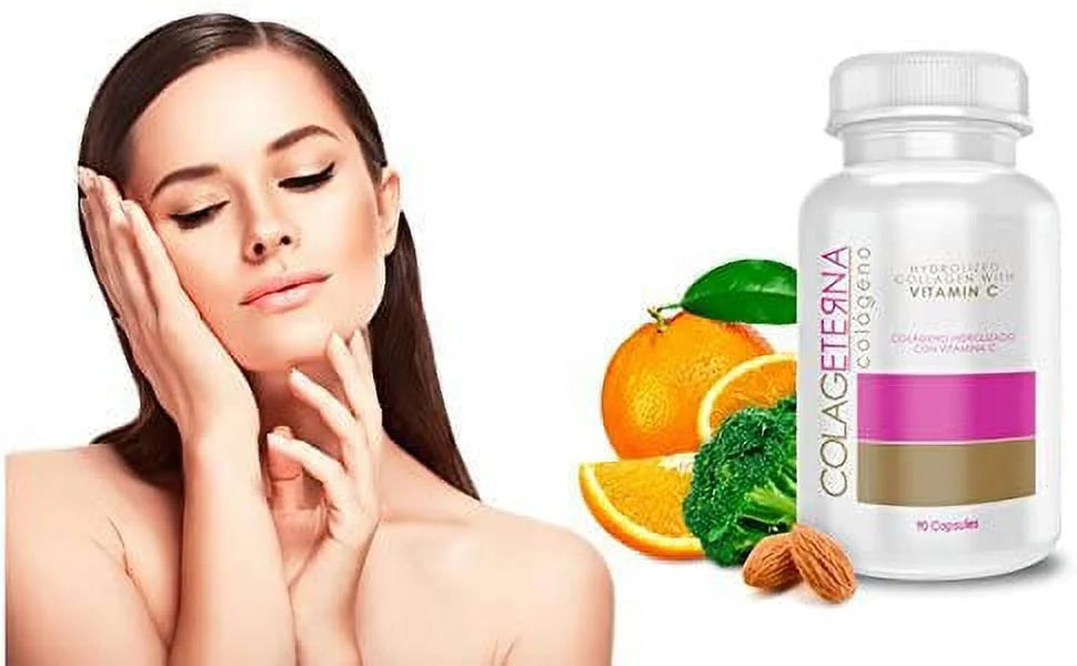 Colageterna Hydrolyzed Collagen with Vitamin  - 90 Caps