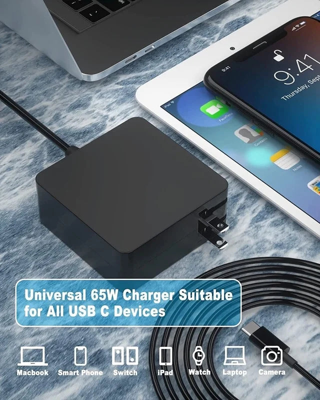 Nuxkst 65w - Ac Adapter for Lenovo ThinkPad 11e Yoga Gen 6 20SF power supply charger