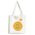 Yellow Triangle Mexico Totems Ancient Civilization Expression Sack Canvas Tote Shoulder Bag