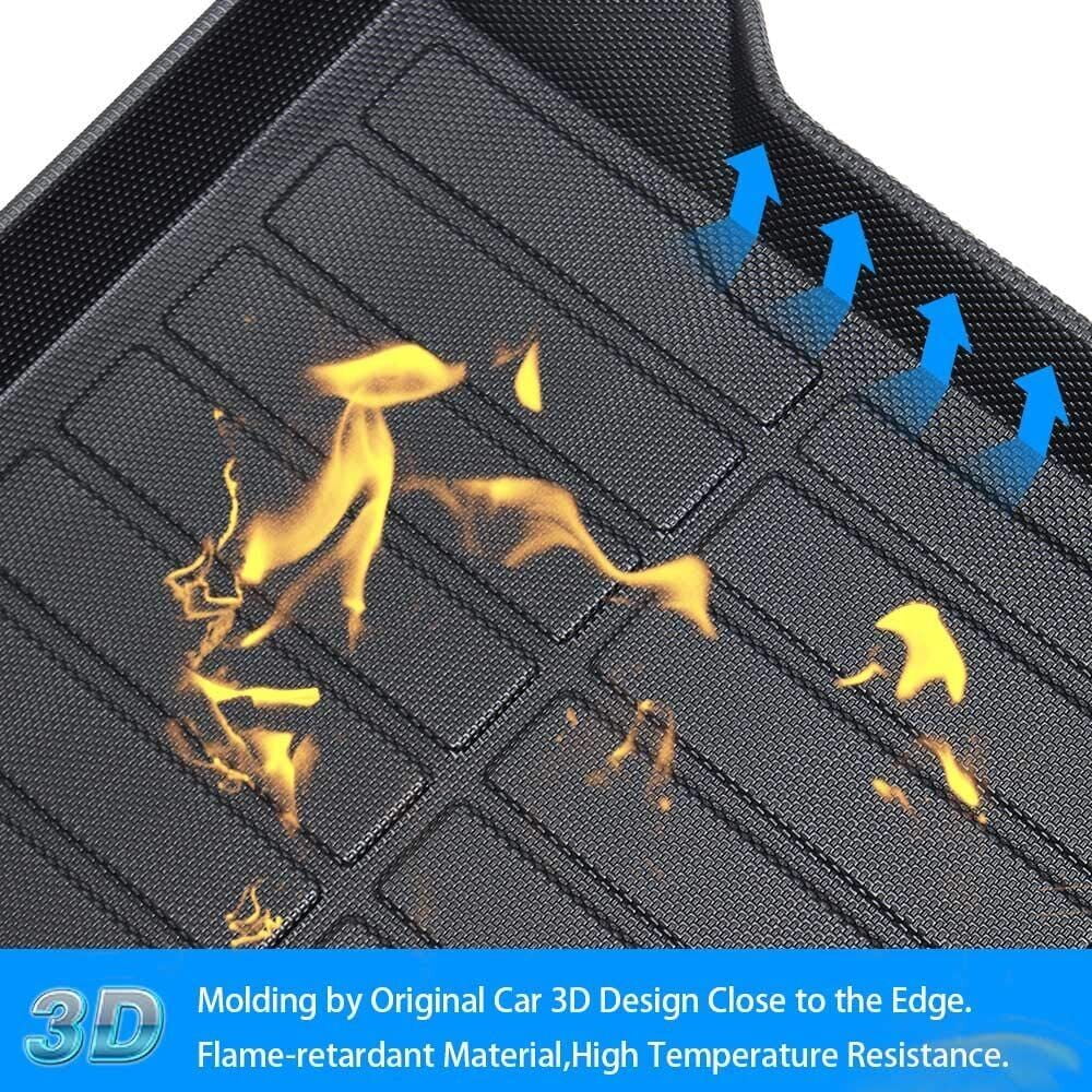 Custom Trunk Liner Cargo Mats for Ford Explorer 2011-2019 Waterproof Non 7-seats Models