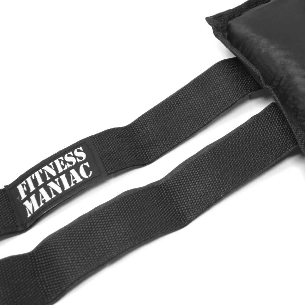 Fitness Maniac Ankle Weights Leg Resistant Adjustable Strap Home Gym Strength Training 12 lbs