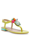 Betsey Johnson Womens Aleena Buckle Embellished Slingback Sandals