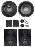 Polk Audio  6.5” 750w Component Car Speakers+Free Powered Monitor Speakers