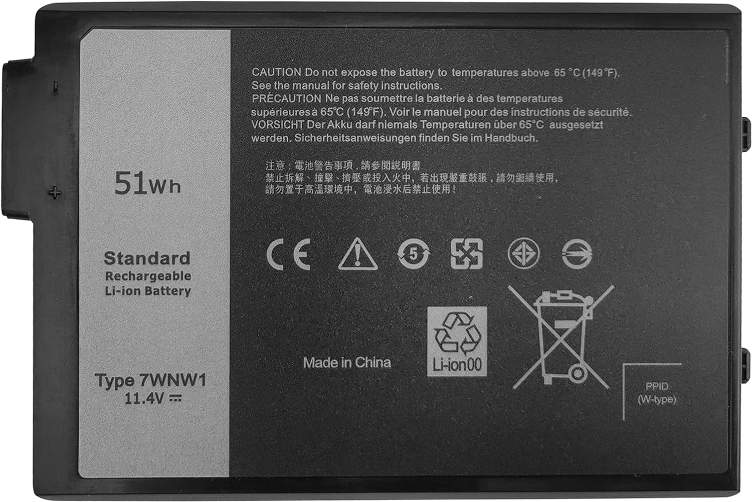 7WNW1 Laptop y for Dell Latitude 5424 5420 ged Latitude 7424 ged Extreme