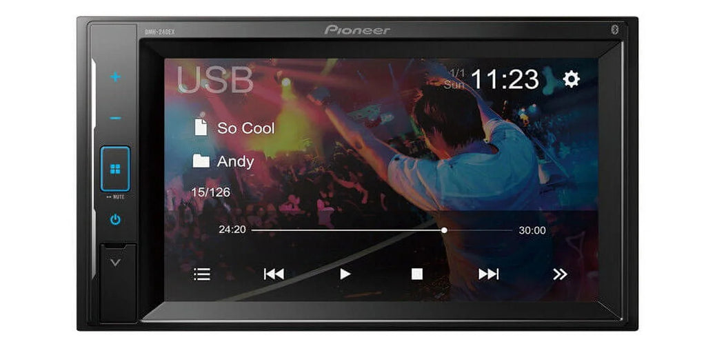 Pioneer -240EX 6.2" Touchscreen Car Receiver + Rearview Backup Camera -20C Bundle