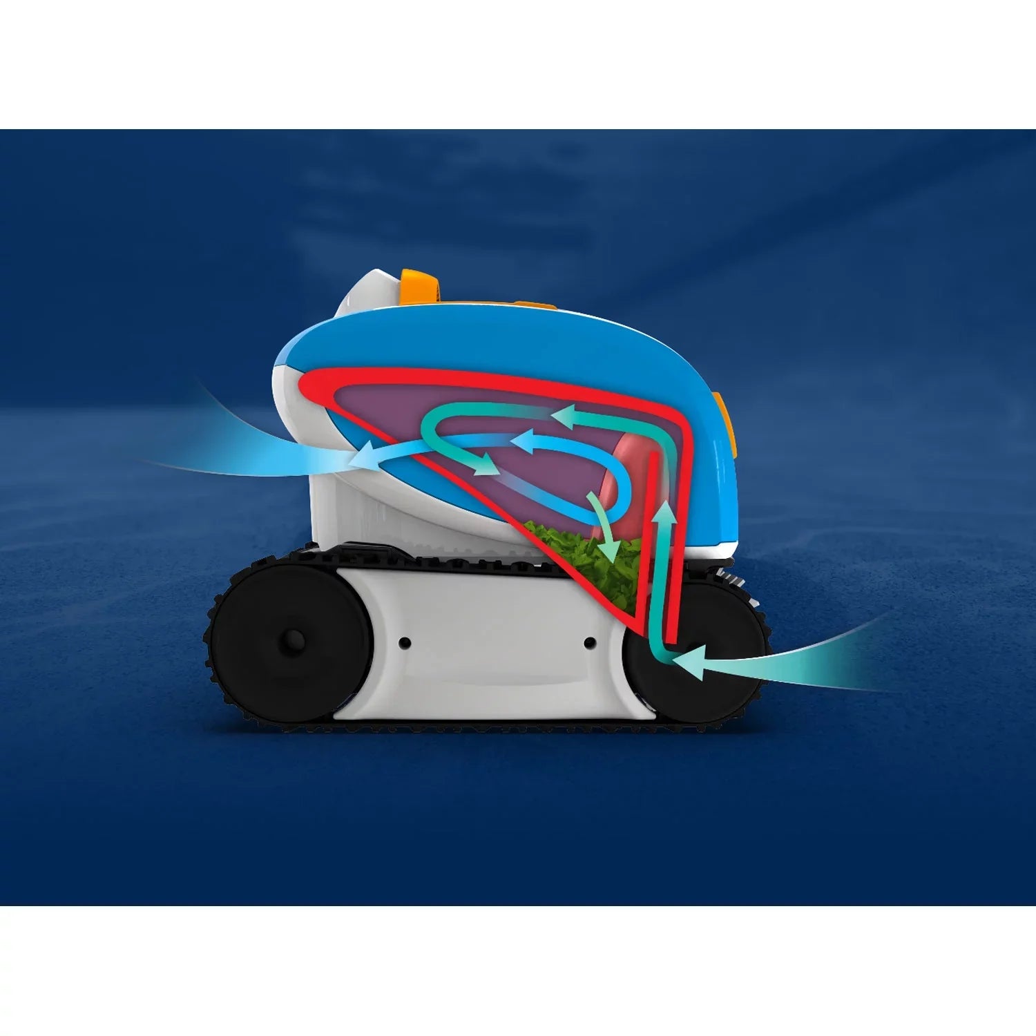 Aqua Products Sol Automatic Robotic Pool Cleaner for In Ground Swimming Pools