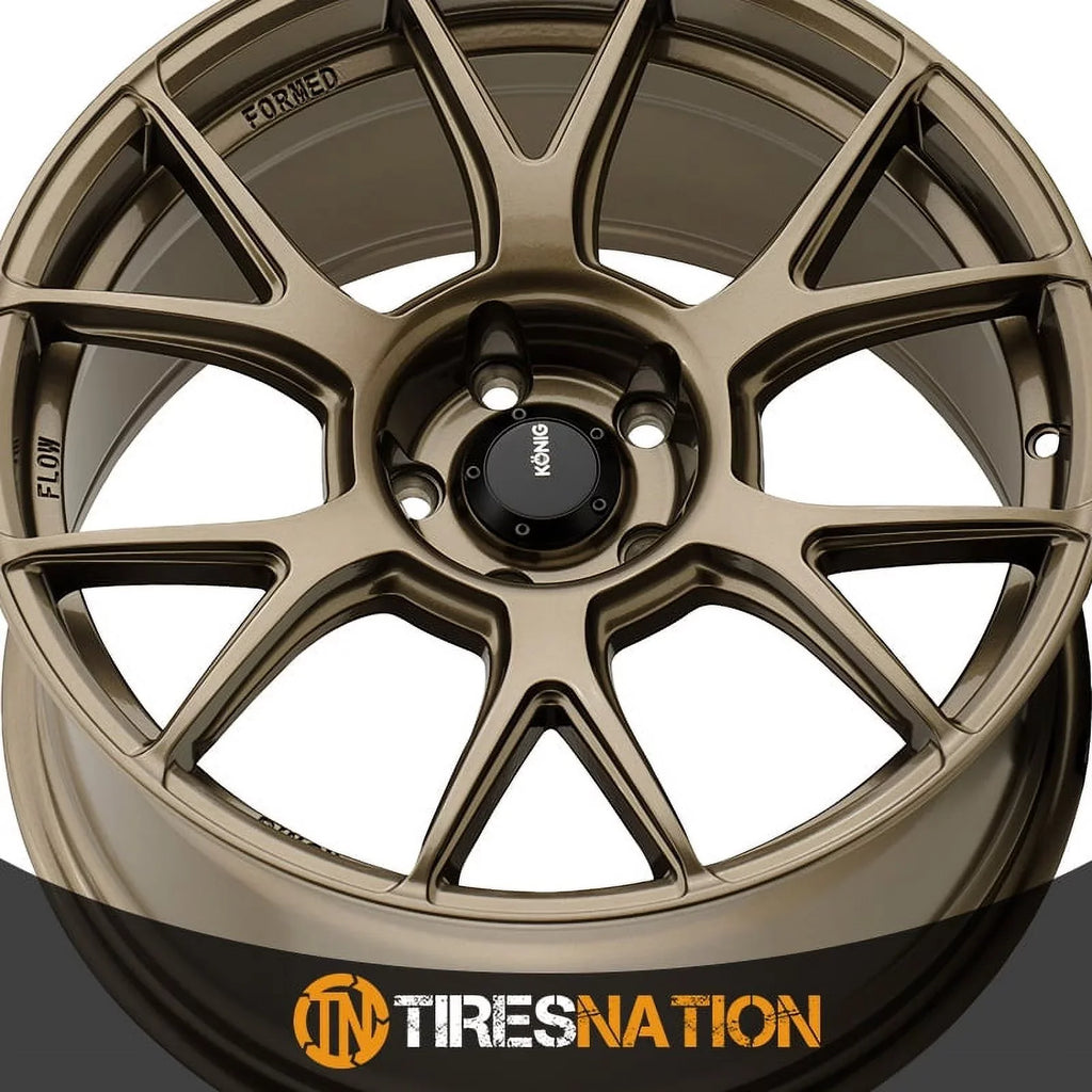 17x8 Konig 56BZ Ampliform Gloss Bronze Wheel 4x100 (45mm)