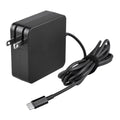 '- Black 65W  Type-  Adapter Charger Replacement for Dell  13 7390  2-in-1 Laptop