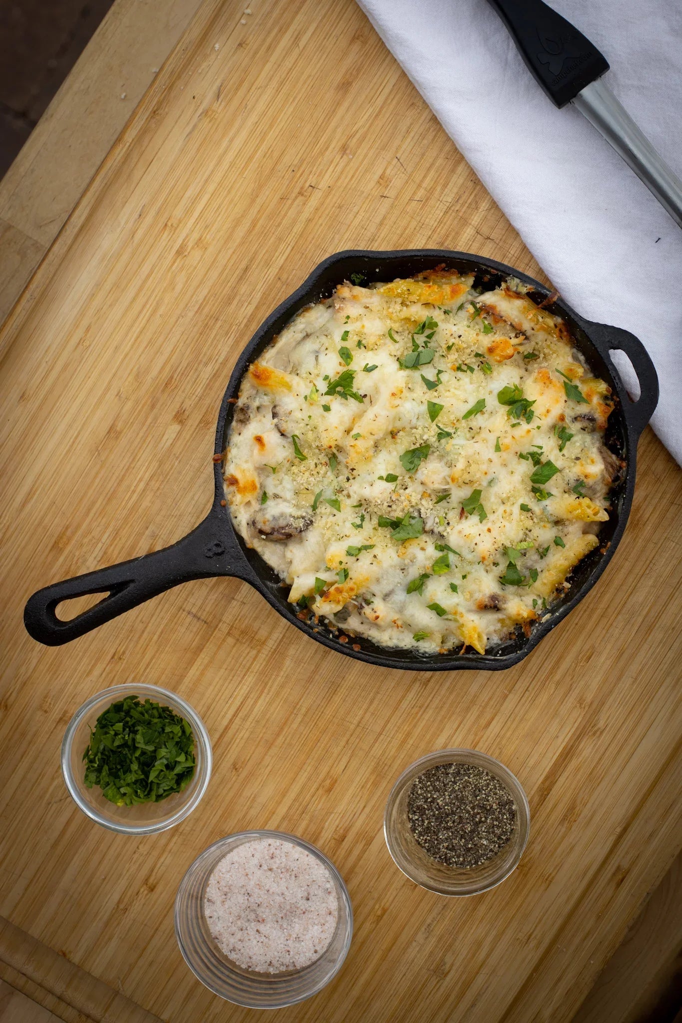 Camp Chef 8" Cast Iron Skillet - , True Seasoned Finish, Dual Pour Spouts