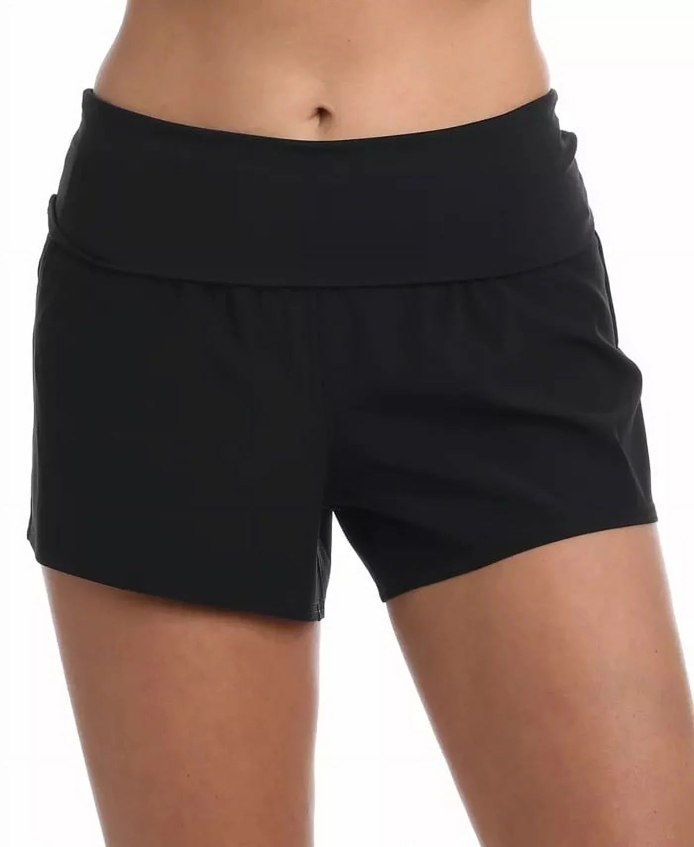 La Blanca Women's All Aboard 3" Board Short, Black//All Aboard,
