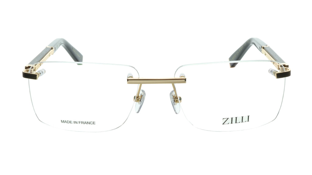 Rimless Eyewear Made with Real Leather and High Quality Titanium