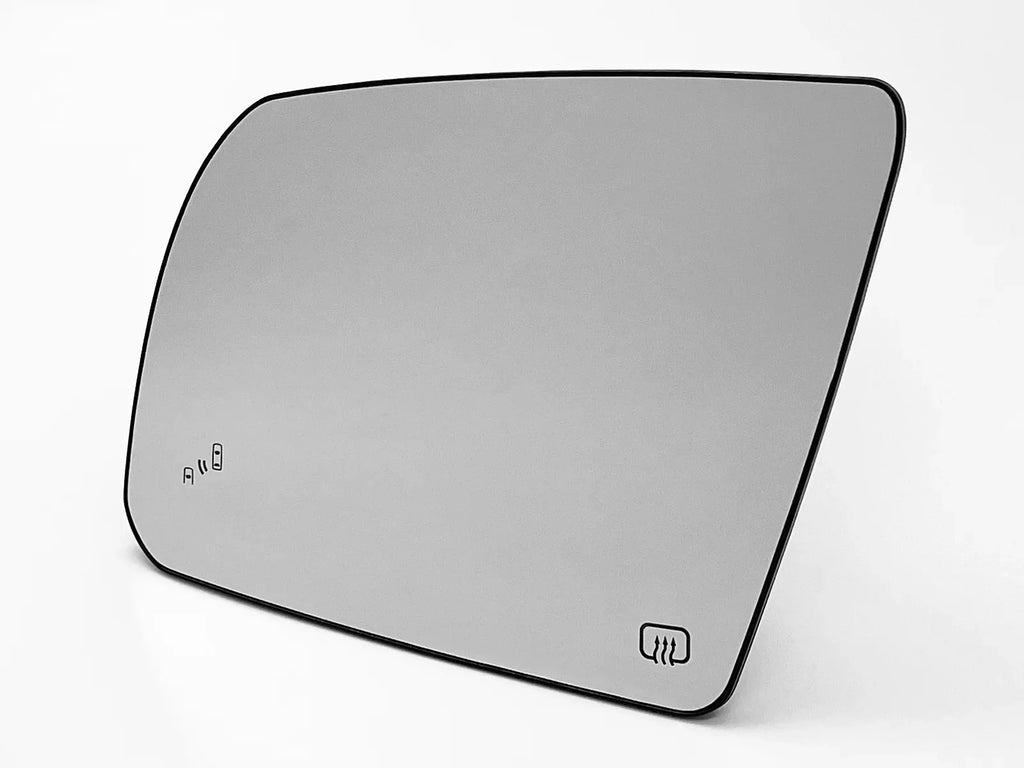 Replacement for Exterior Rear View Mirror Glass Power Heated with Blind Spot Detection 2014-2021 Tundra 2018-2022 Sequoia Driver Left Side 879060C010