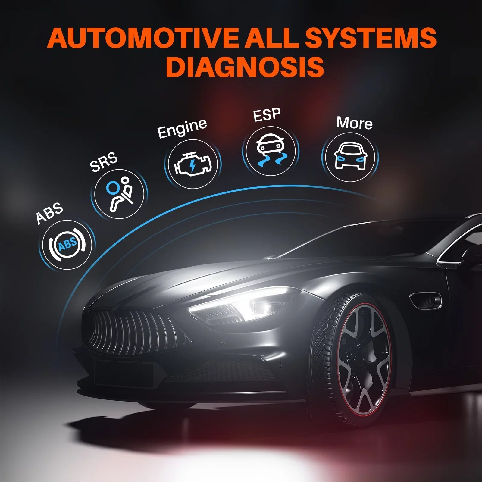 Elite  Scanner Full Systems Diagnostic Scan Tool with ///////Injector 8 Reset Services for Free Update,Car Code Reader Automotive Scanner Auto    Cars