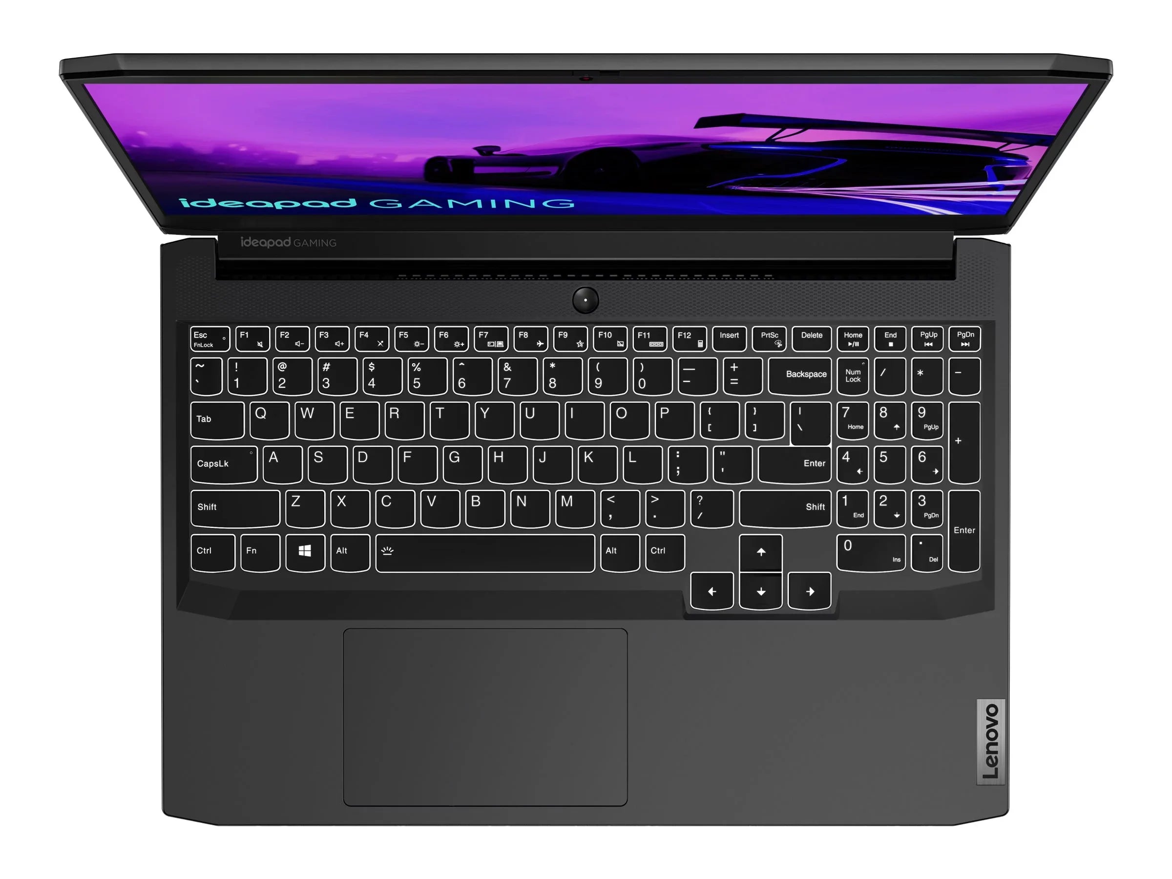 Lenovo IdeaPad Gaming 3 15ACH6 82K2 - 180-degree hinge design -  Ryzen 7 - 5800H / up to 4.4 GHz - Win 10 Home 64-bit -   3050  - 16   - 512   NVMe - 15.6"  1920 x 1080 (Full ) @ 120 Hz - 802.11a/b/g/n/ac/ax - shadow black - kb