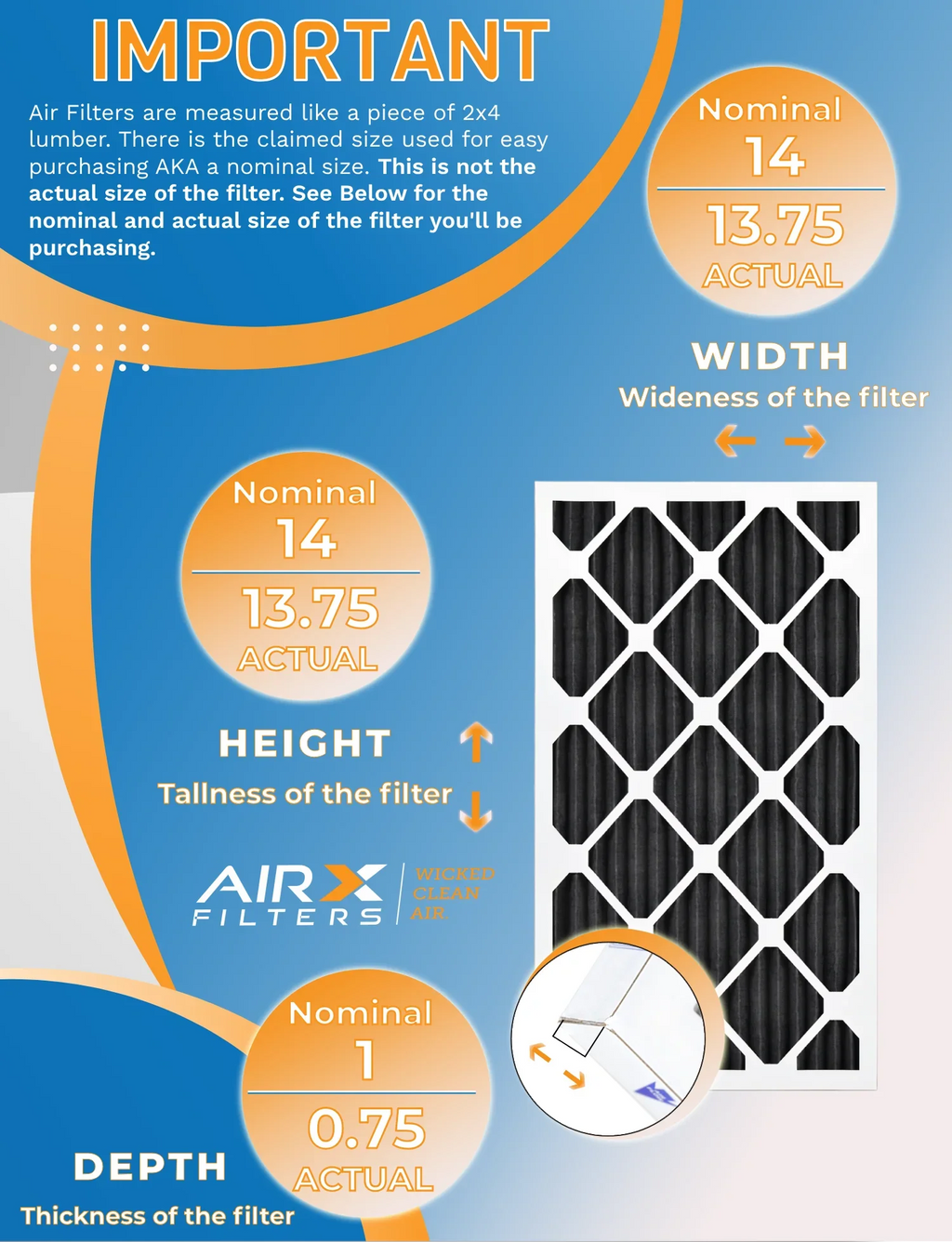 14x14x1 Air Filter  8 Rating, 12 Pack of Furnace Filters Comparable to  700,  5, Pet Odor Retention Filters - Made in  by     .