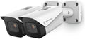 2-Pack Amcrest UltraHD 4K (8MP) Bullet   Camera, 3840x2160, 131ft NightVision, 2.8mm Lens,  Weatherproof, MicroSD Recording, White (2PACK--2496EW)