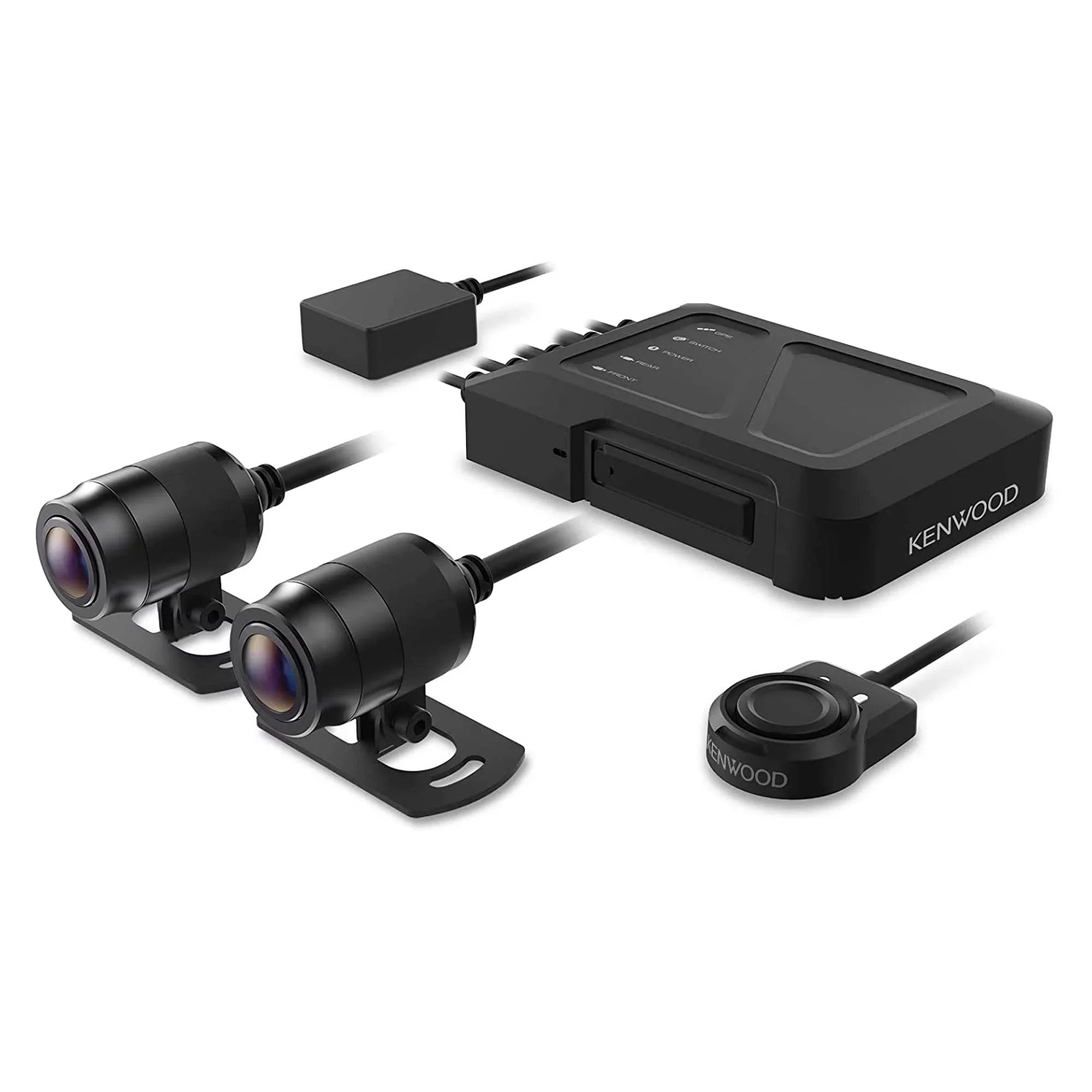 Kenwood - Motorsports  Dash Cam with  and Rear-View Camera with a Kenwood - optional 3.3ft (1m) camera extension cable