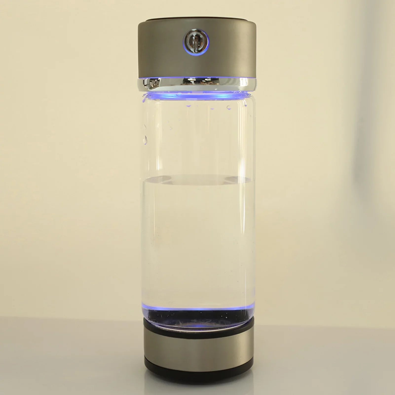 Nikou  Charging Rich Hydrogen Water Purifier Filter Glass Bottle Anti-Skid Portable Lonizer Cup