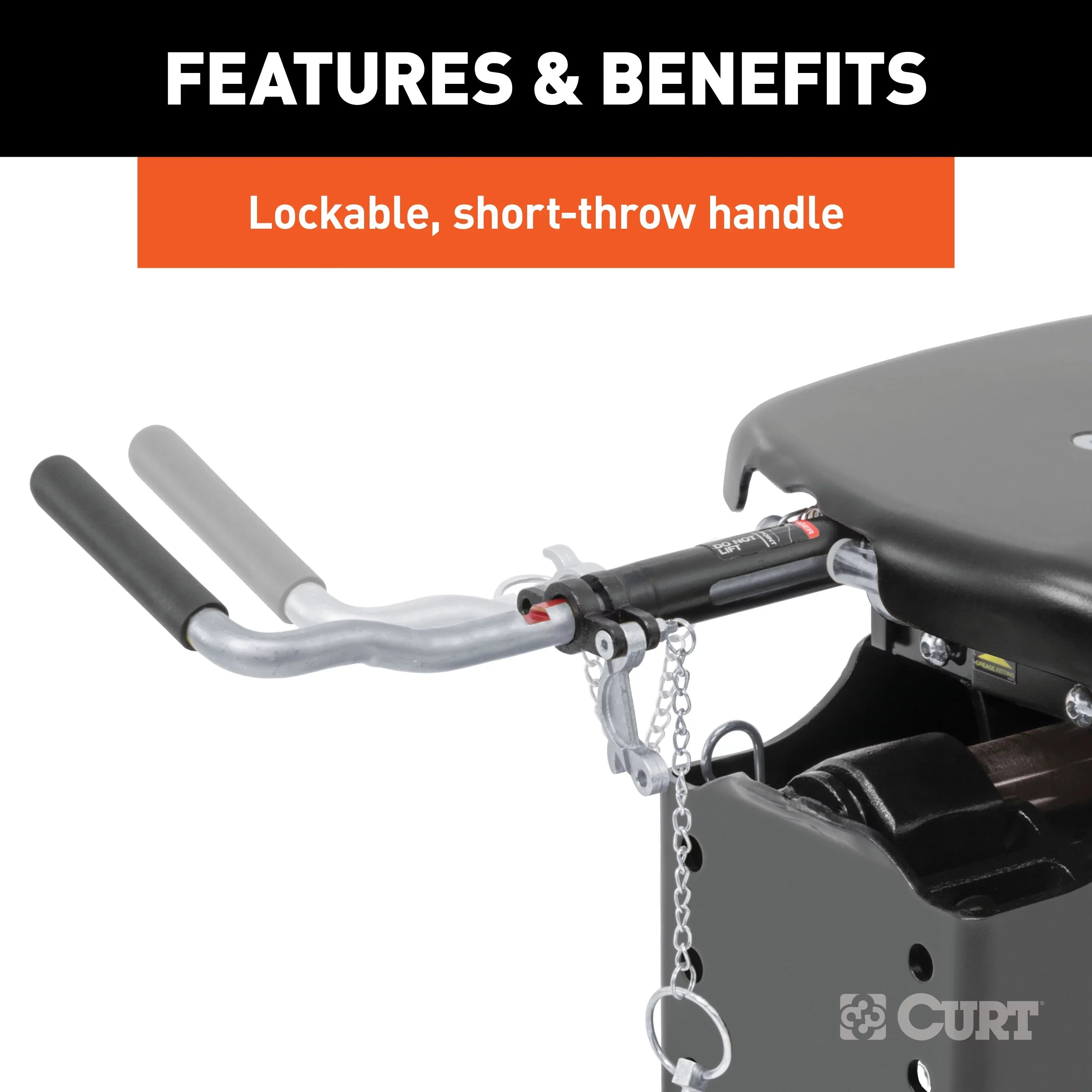 16067  5th Wheel Hitch, 24,000 lbs, Select Chevrolet Silverado,  Sierra 2500, 3500 , 8-Foot Bed Puck System