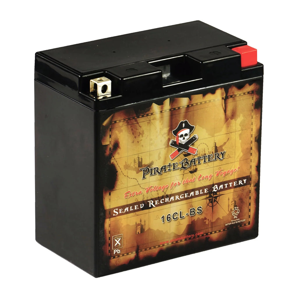 Pirate Battery Yb16cl-b (16cl-bs 12 Volts,19 Ah, 240 Cca) Jet Ski Battery for Brp Sea-doo All Other Models 1994