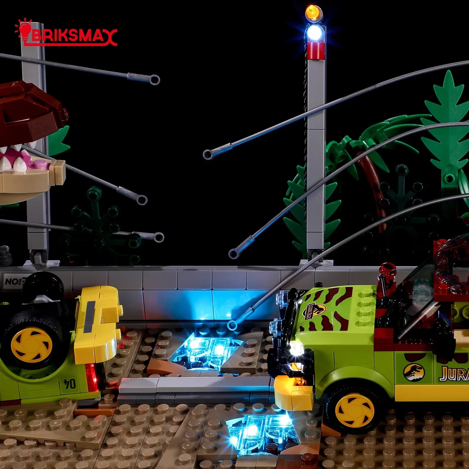 Led Light Kit for Legos Jurassic World™ . rex Breakout 76956 Building Blocks Model(Not Include the Building Model)