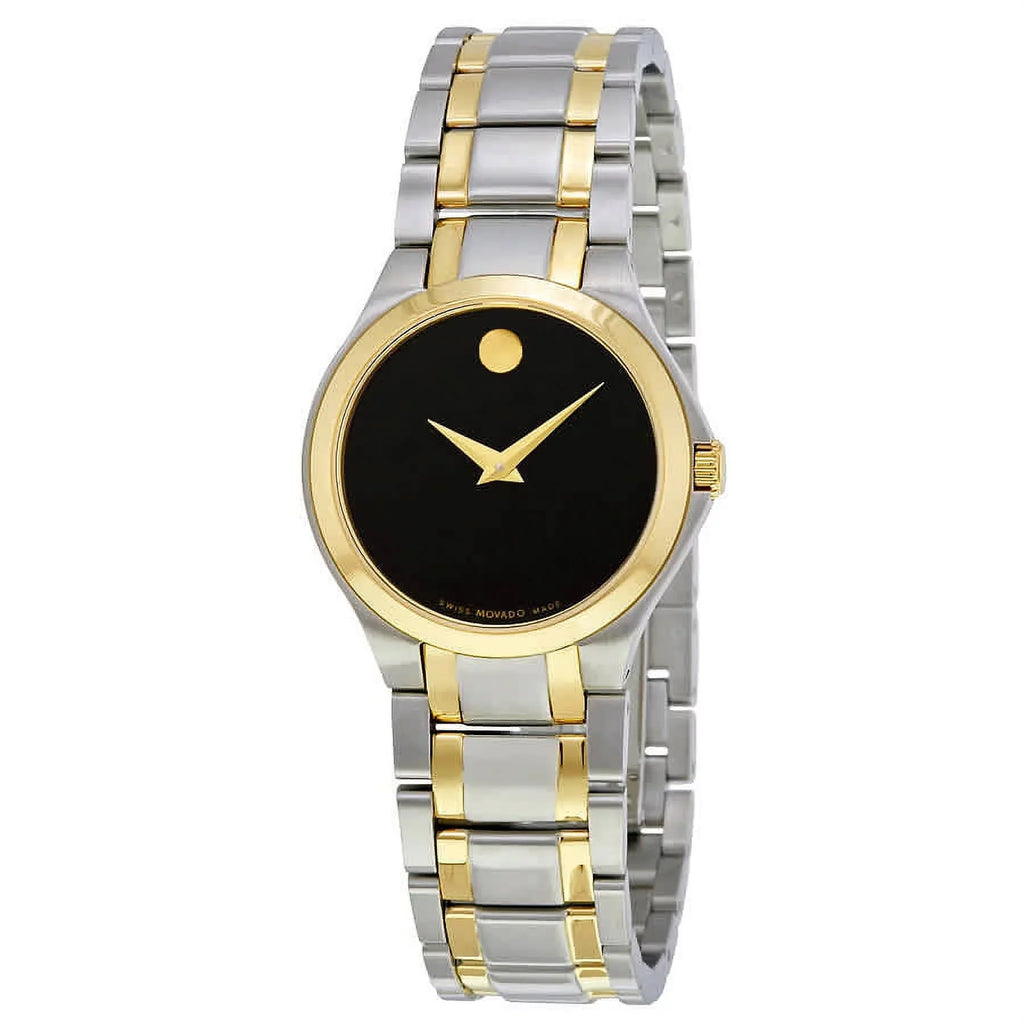 Movado Collection Black Dial Ladies Watch 0606897