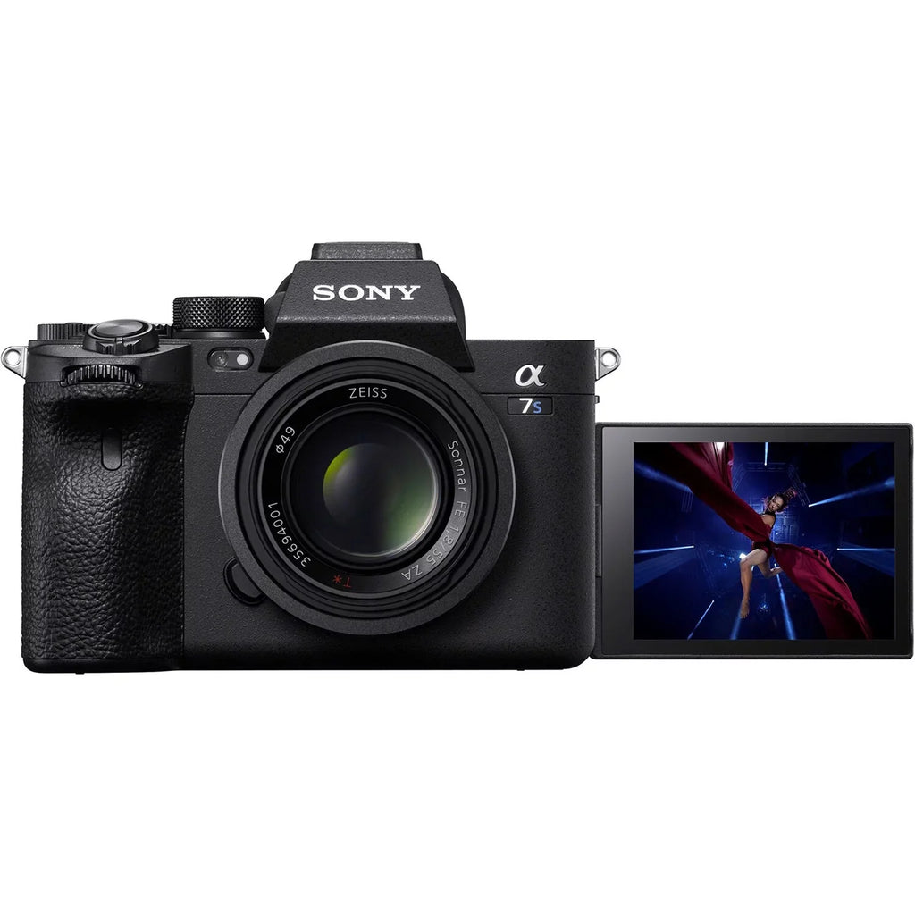 Sony Alpha a7S  Mirrorless Digital Camera (Body Only) with Loaded Accessory Bundle - Includes: 2x SanDisk Extreme  64GB Memory Cards, Replacement Battery, Water Resistant Gadget Bag & More