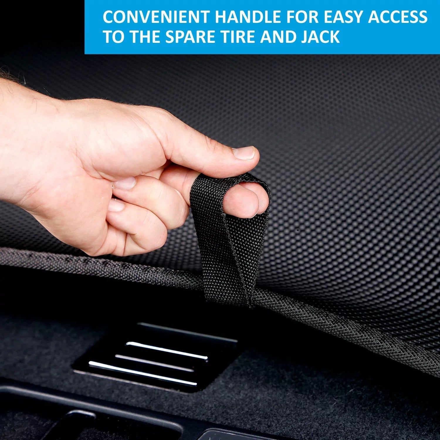 Cargo Liner for Jeep Renegade 2015-2023 Custom Fit Trunk Mat, with Honeycomb Dirtproof & Waterproof Technology - All-Climate, Heavy Duty, Anti-Slip Cargo Liner, Luggage -