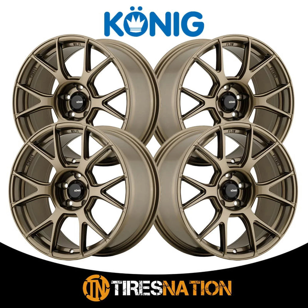 Konig 56BZ Ampliform 17x8 5x114.3 +40et Gloss Bronze Wheel