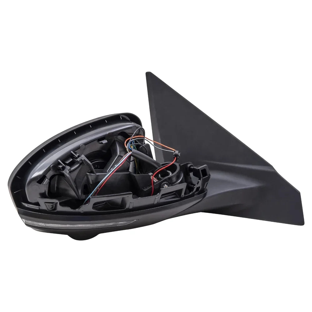 Brock Aftermarket Replacement Passenger Right Power Mirror With Heat-Signal-Camera Paint To Match Black Compatible With 2020-2021 Nissan Sentra