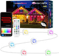 Permanent Outdoor Lights, 100ft with 72  Eaves Lights  Waterproof,  Outdoor Lights with  Scene Modes, Suitable for Holiday and Daily Using, Work with Remote & Alexa