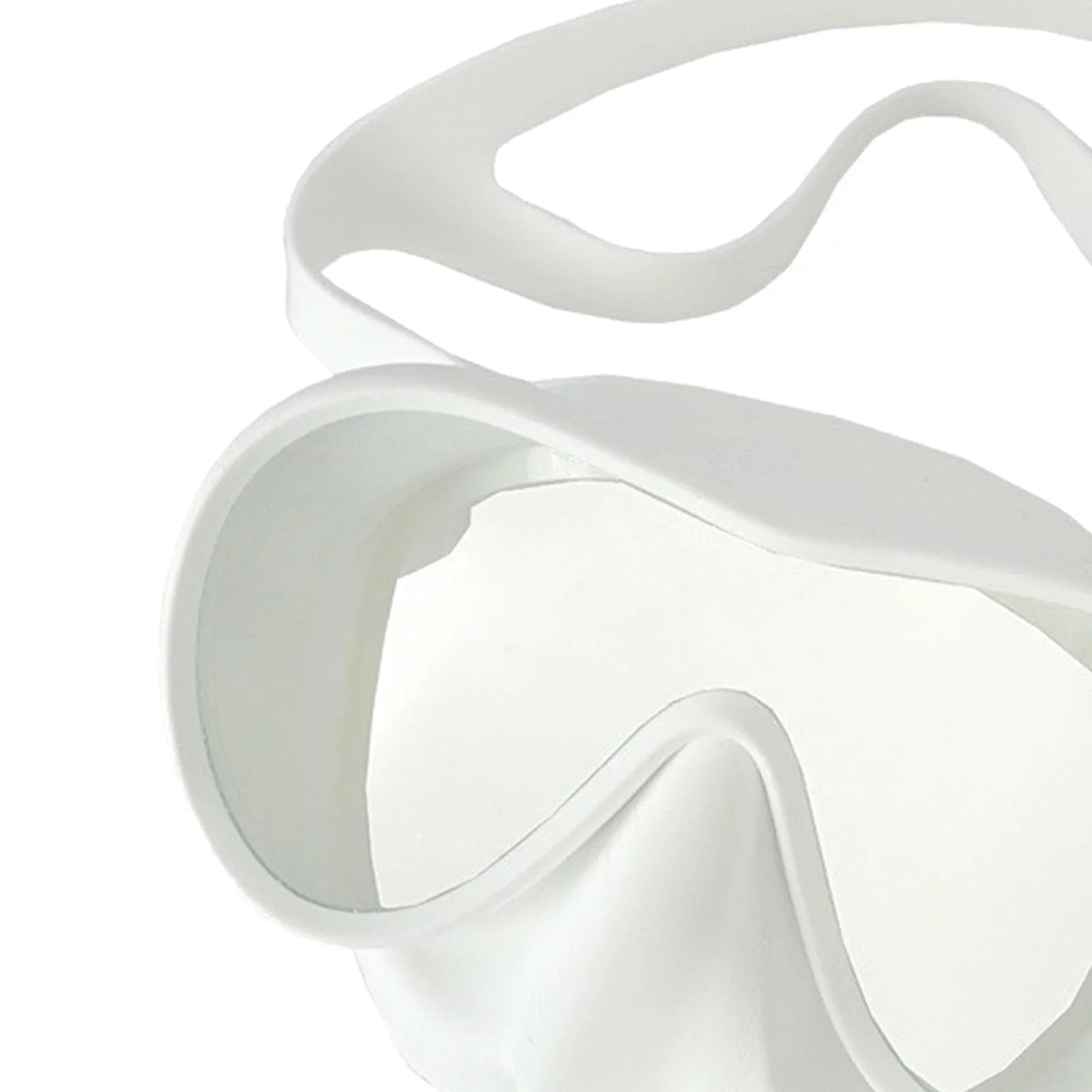 2x Snorkel Goggles Fog Glass Lenses Glass Accessories for Sports Women in The Outdoor Pool Black and White