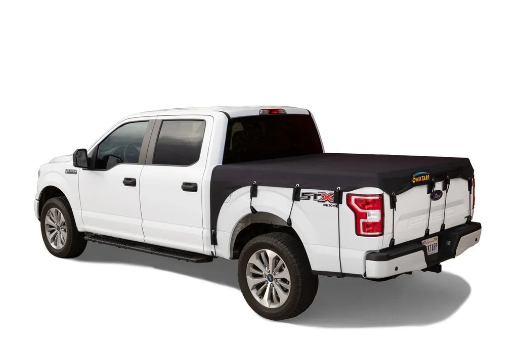 Qwiktarp Inc Truck Bed Cover: 2018 - 2023 Short Bed Chevy Colorado,  Canyon, Toyota Tacoma, Ford Ranger