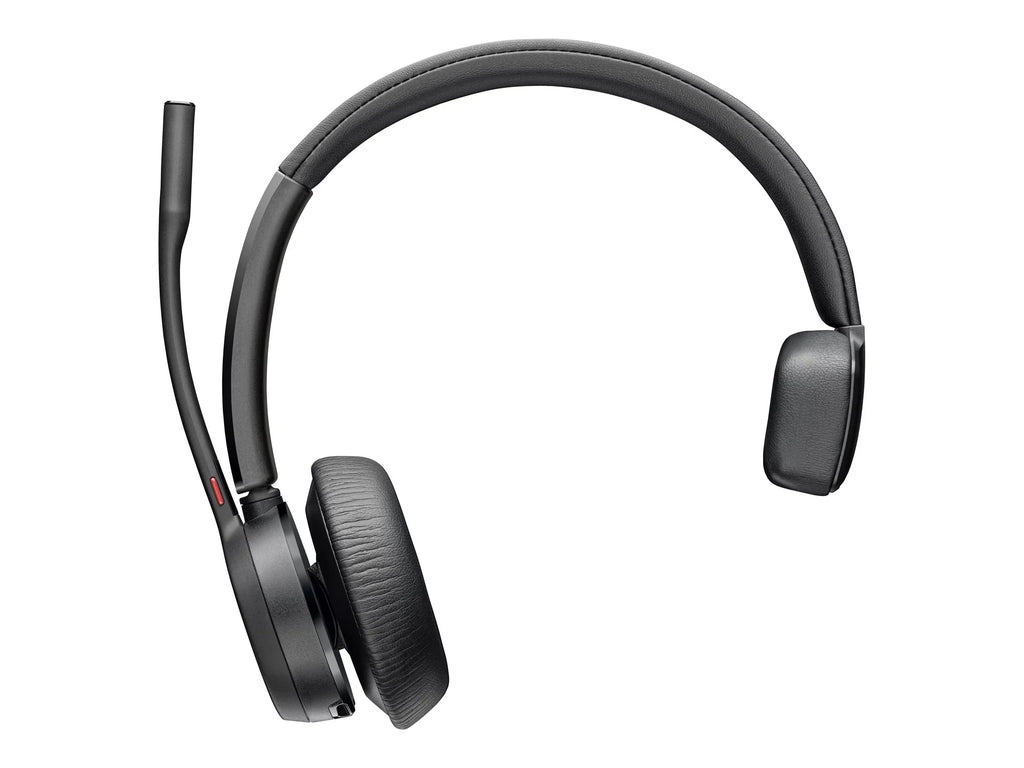 Poly Voyager 4310 -AHeadset +  dongle  - Google Assistant, Siri - Mono -  Type  - Wired/Wireless - Bluetooth - 164 ft - 20 Hz - 20 kHz - On-ear, Over-the-head - Monaural - Supra-aura...