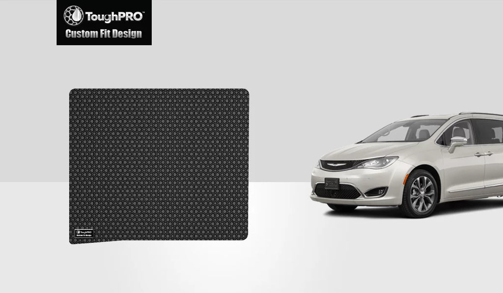 ToughPRO - Cargo Mat Compatible with  Pacifica - All Weather Heavy Duty (Made in ) - Black Rubber - 2006
