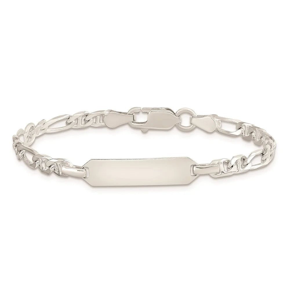 Auriga 925 Sterling Silver Id Anchor Link Bracelet 6inch for Women