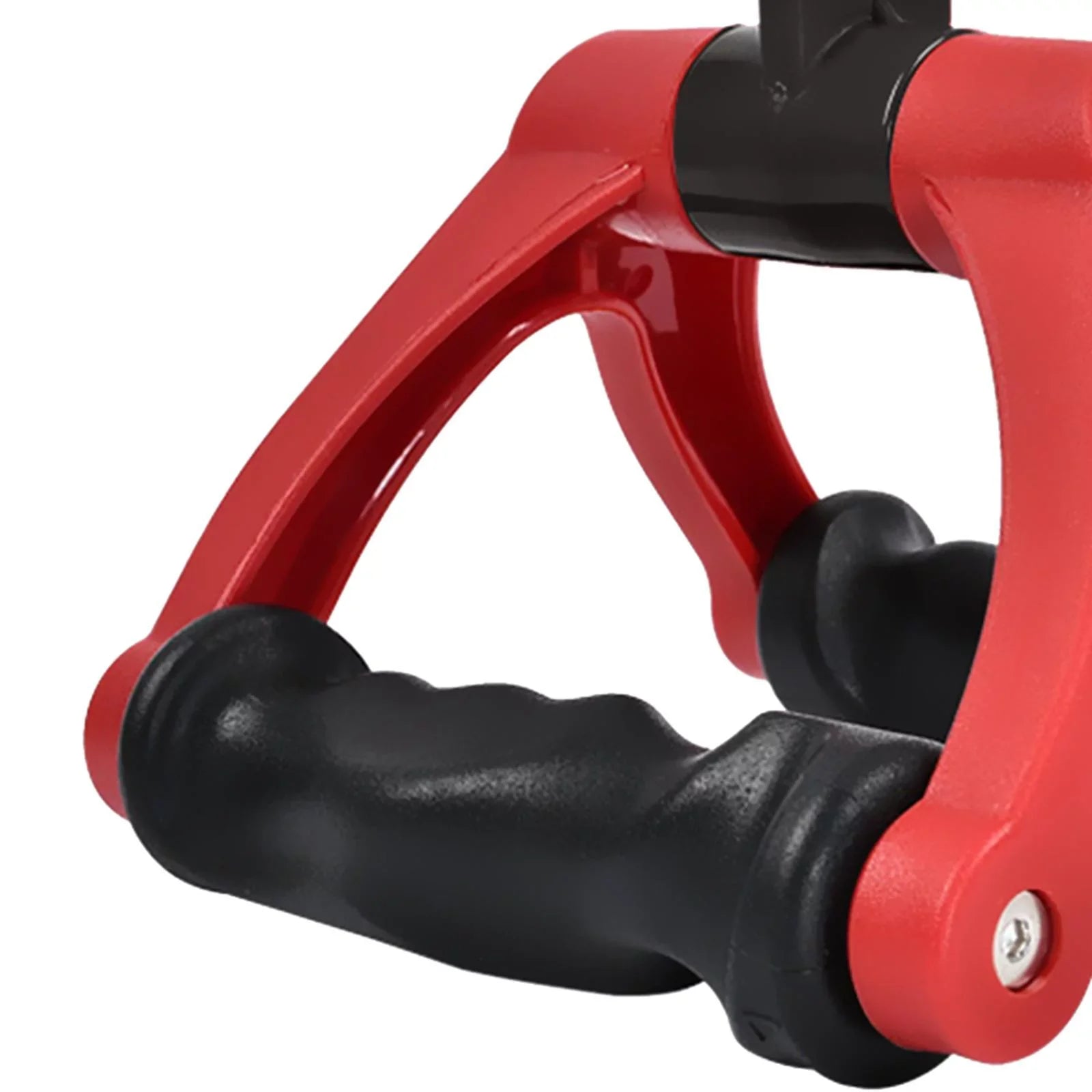 Two  Rowing Handle Cable Attachment Bearing 661 Bar Row Attachment Tricep Rope Pull Down Machine for Fitness, Home ,Gym ,Back Training Red