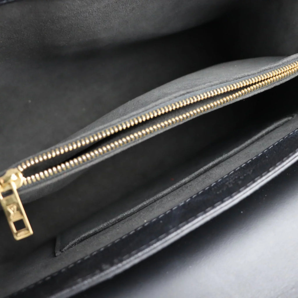 Pre-Owned   Louis Vuitton Verry One Handle Bag Handbag  Leather Monogram Shadow Noir 2WAY Shoulder (Good)