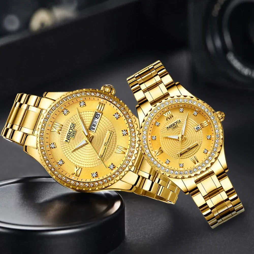 2022 New Gold Watch Women Watches Ladies Creative Steel Women's Bracelet Watches Female Waterproof Clock Relogio Feminino
