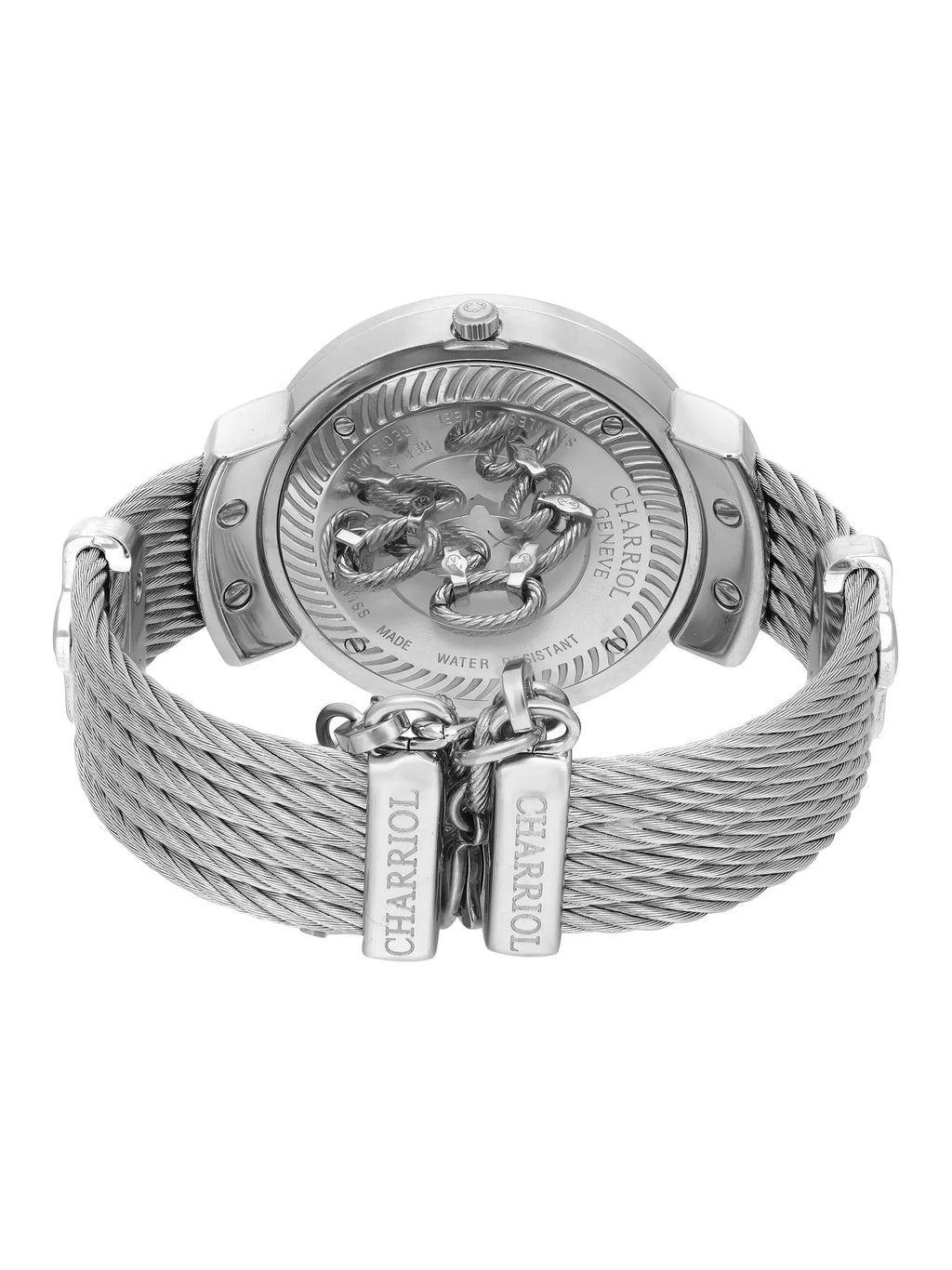Pre-owned Charriol St Tropez Moonphase 35mm Lady Watch .560.008 (Good)