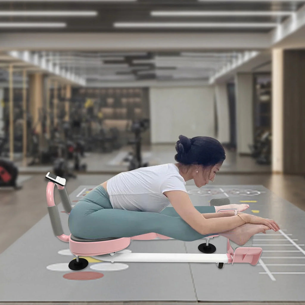 Portable Stretchmaster Leg Stretcher Stretching Machine Home Fitness Equipment Pink