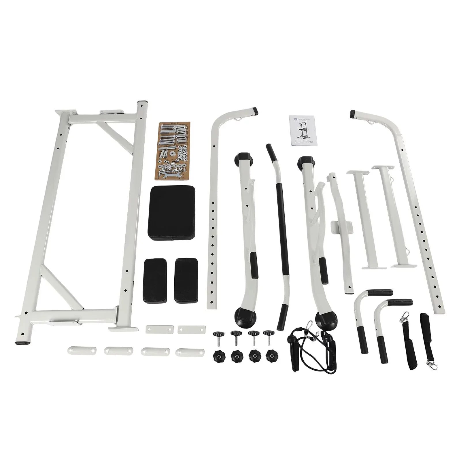 Power Tower Home Gym Power Station Sit Ups and Pull-Up Bar Height Adjustable