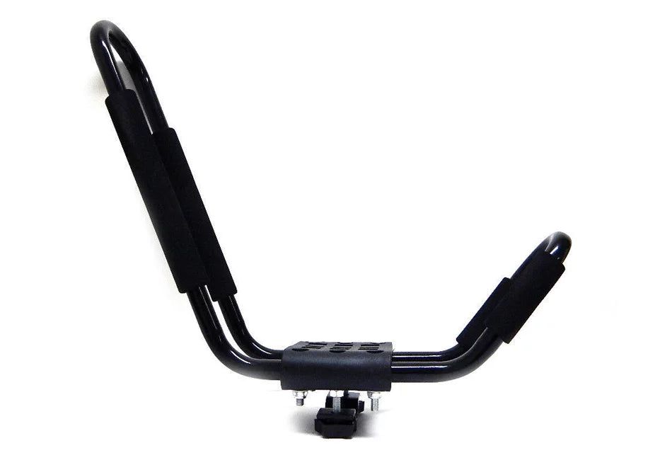 Cross Bar 2 Pairs = 4  Universal Kayak Canoe Top Mount Carrier Roof Rack Boat  Truck Van Car with 4 pcs Tie Down Straps