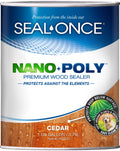 Seal-Once Nano+Poly Premium Wood Sealer in Cedar