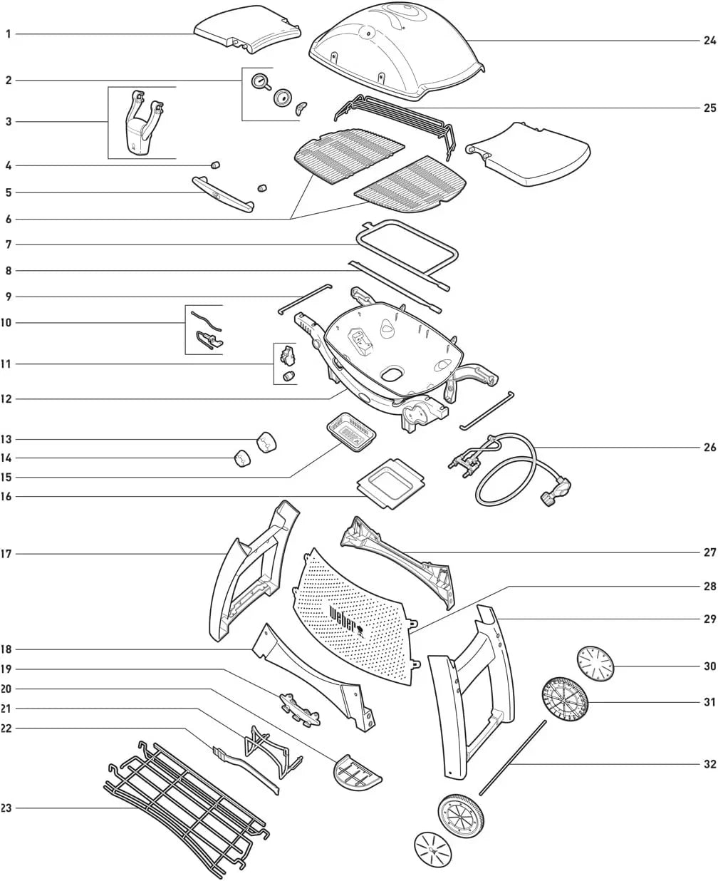 Weber  Gas Grill Igniter Kit 80452 Replacement