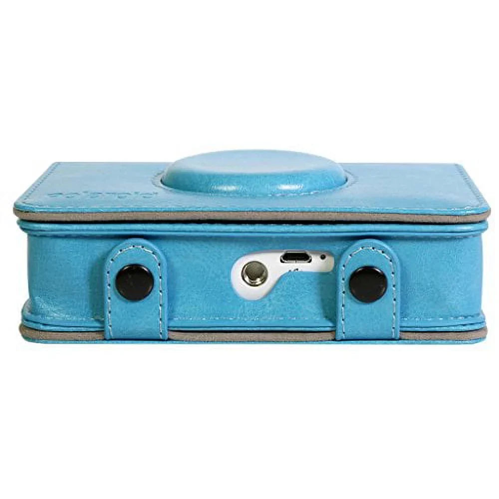 Polaroid Leatherette Case Snap Touch Instant Print Digital Camera – Custom Design for Snug Fit (Blue)