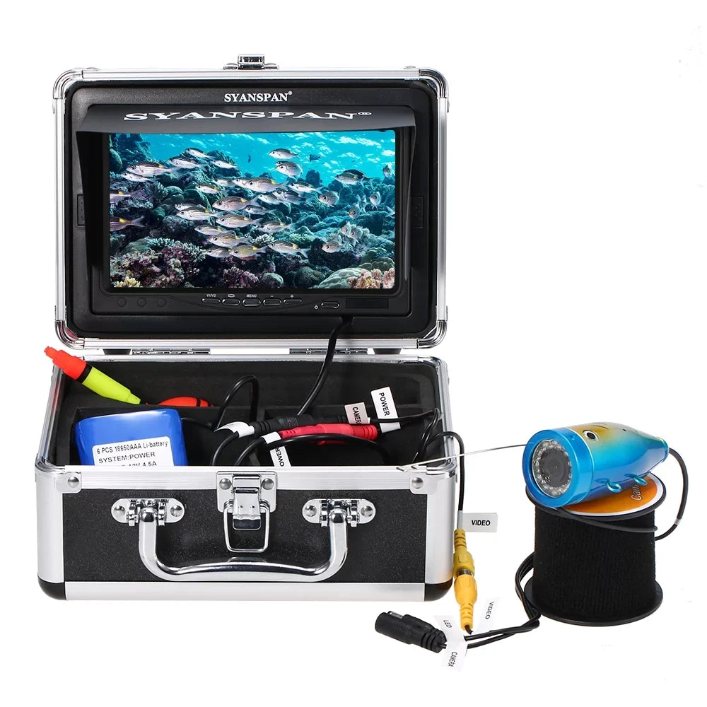 Fishing Camera,1000tvl Waterproof Camera Inch1000tvl Infrared Ir Leds1000tvl Waterproof Camera Kit 24pcs Ice Lake Boat Fish Ice Lake 7" InchIr Leds Fish Huiop Koeb