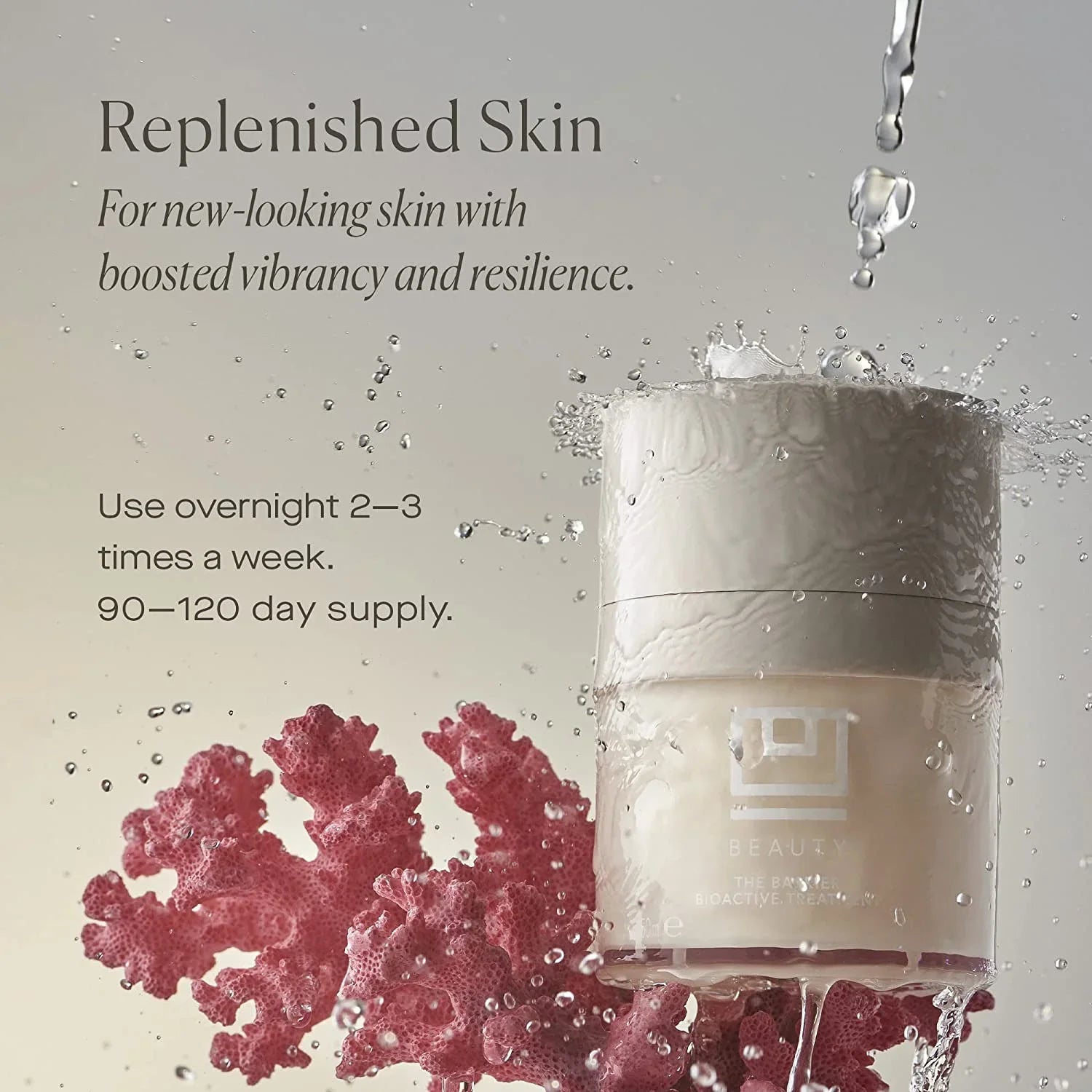 Beauty Barrier Bioactive Treatment | Night Cream Face Moisturizer with Urea